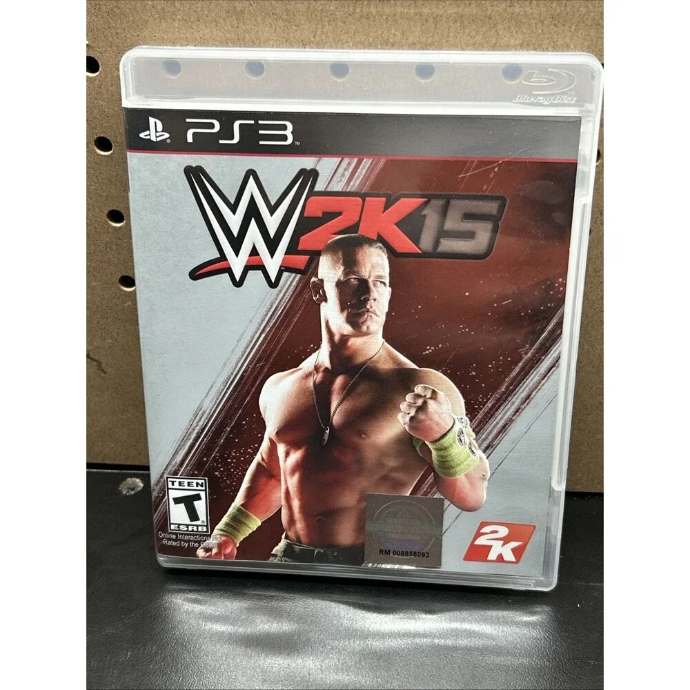 WWE 2K15 (Sony PlayStation 3, PS3, 2014) Case & Manual - No Game